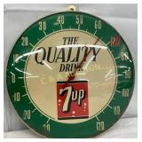 10in. 7UP Glass Face Thermometer