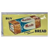Emb Merita Bread Sign with loaf, 44 x 21 Inches