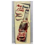 Vertical Emb Pepsi-Cola Sign with More Bounce to