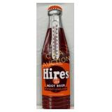 Hires Root Beer Die-Cut Bottle Therm, 8in x 29in
