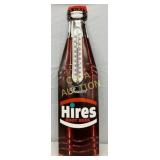 Hires Root Beer Die-Cut Convex Bottle Thermometer,