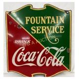 1934 DS Porc Coca-Cola Swinger Sign by Tenn. Ename
