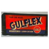 Rare Early Gulfflex Light-Up Countertop Sign, 20x8