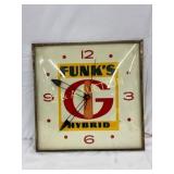Pam Clock Corp. Electric Clock with Funk