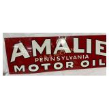 Amalie Pennsylvania Motor Oil Metal Sign, 35 1/2 x