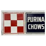 Metal Emb Purina Chows,