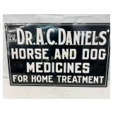 Emb Metal Dr. A.C. Daniels Horse and Dog Medicine