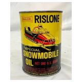 Shaler Rislone Snowmobile Oil 1-Quart Can with Gra