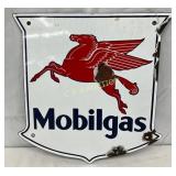 Porc. Mobilgas Pegasus Pump Plate 12×13