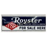 SSP Royster Field Tested Fertilizers Sign 36×12