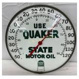 12-Inch Quaker State Motor Oil Thermometer with To
