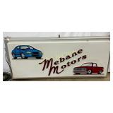Lexan DS Light-Up Sign for Mebane Motors,