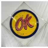 Early Lexan Chevrolet Dealership Emb. Spinner Cloc