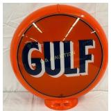 Gulf Gas Pump Globe Replica With 13in. Lens