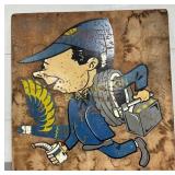 Richfield Boy Masonite Sign with Graphics, 48 x 48