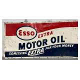 Esso Extra Motor Oil Metal Sign 72×39