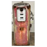 Early Tokheim Gas Pump in Unrestored Original Cond