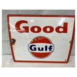 Good Gulf 11.5×8.5 Porc. Pump Plate