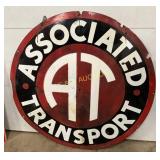 48-Inch Porc. Associated Transport Truck Sign