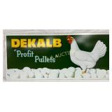 Dekalb SS Metal Sign, 28in x 13in