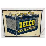 Delco Dry Charge DS Advertising Sign 28×20