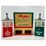 New Old Stock Cities Service Lighter Fluid and Uti