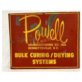 Powell Tobacco Metal Sign, 30in x 24in, Bennettsvi