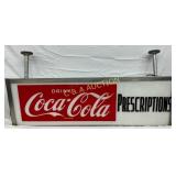 Coca-Cola Light-Up Hanger Sign with Lexan Faces, 3
