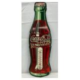 Coca Cola Die Cut Bottle Thermometer, 6×17