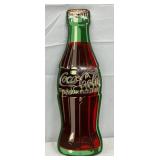 Dated 1951 Die-Cut Coca-Cola Bottle Sign, 5 x 17 I