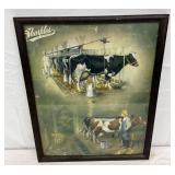 Sharples Mechanical Milker Advertising Cardboard,