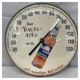 12in. Sun Crest Soda Thermometer with Glass Face