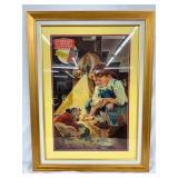Frances Tipton Hunter Eveready Battery Adv, Framed
