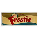 1964 Frostie Root Beer Embossed Self-Framed Metal
