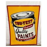 Tru-Test Supreme Quality Paints Sign, 48×65.5