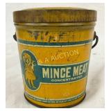 Vintage Mince Meat Concentrated Tin Can with Handl