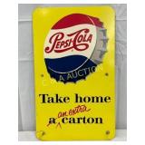 Pepsi-Cola Rack DS Sign, 8 1/2 x 14