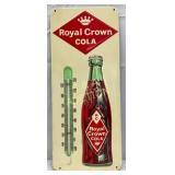 Emb. Royal Crown Cola Thermometer, 6in x 13 1/2in