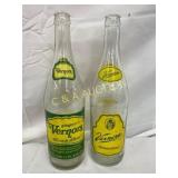 Vernors Ginger Ale 24 oz Glass Bottles With Yellow