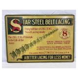 Emb Self-Framed Star Steel Belt Lacing