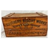 Southern Biscuit Works Wooden Box, 23×14 Inches