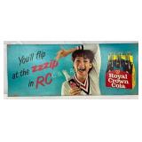 28×12 Royal Crown Cola CB Advertising Sign