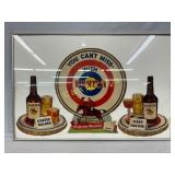 Hunter Whiskey CB Die-Cut Framed Advertisements 1