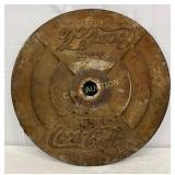 Orig. Coca-Cola Embossed Lollipop Sign Base, 22 In