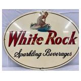 DS White Rock Sparkling Beverages Metal Sign, 17×1