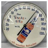 12-Inch Sun Crest Advertising Thermometer with Gla
