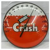12-Inch Drink Orange Crush Thermometer, Made in US