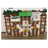Early New Old Stock Log Builders Kit, 32 In. by 23