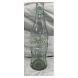 Large Coca-Cola Glass Bottle Dated December 25, 19