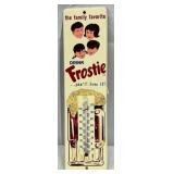 Frostie Root Beer Advertising Metal Thermometer